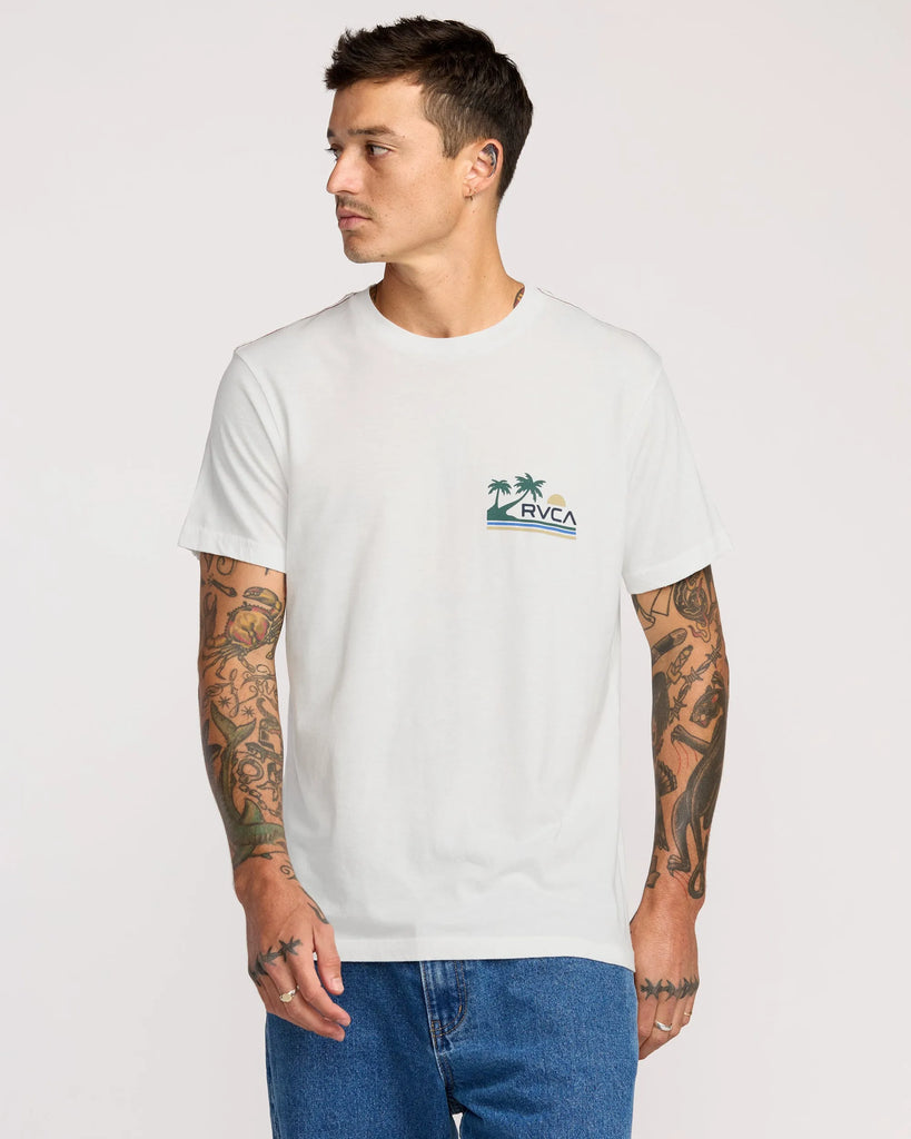 RVCA Mens Shirt Palm Trail