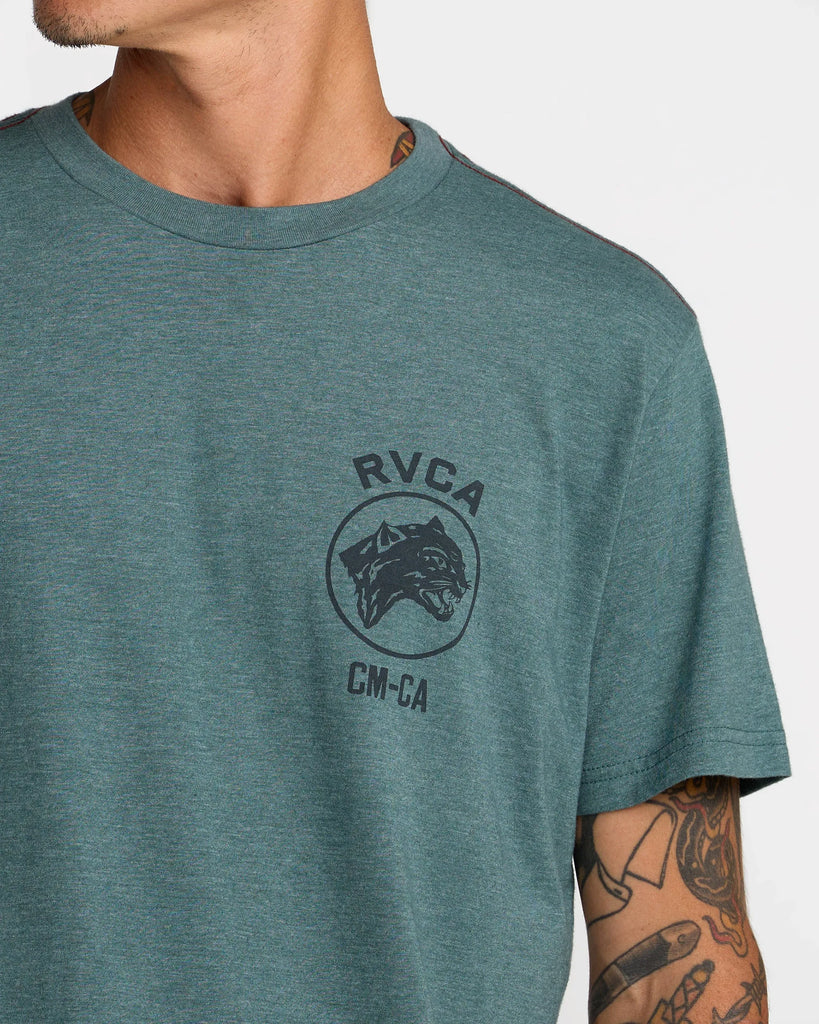 RVCA Mens Shirt Sky Cat