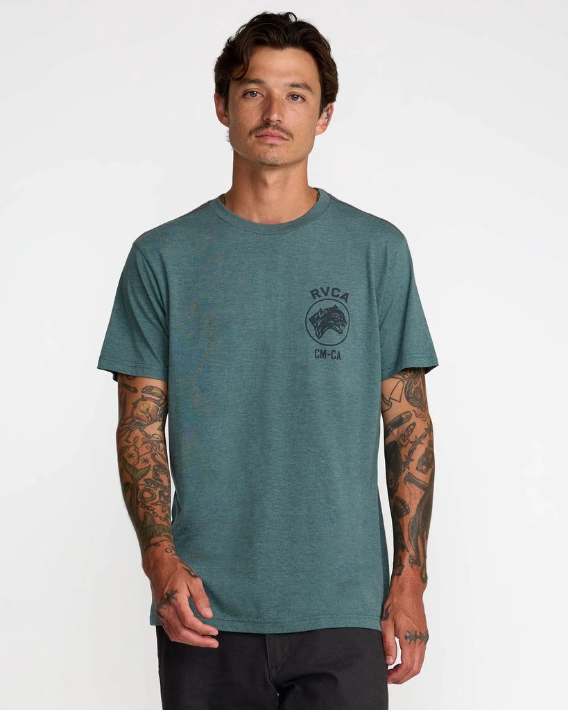 RVCA Mens Shirt Sky Cat