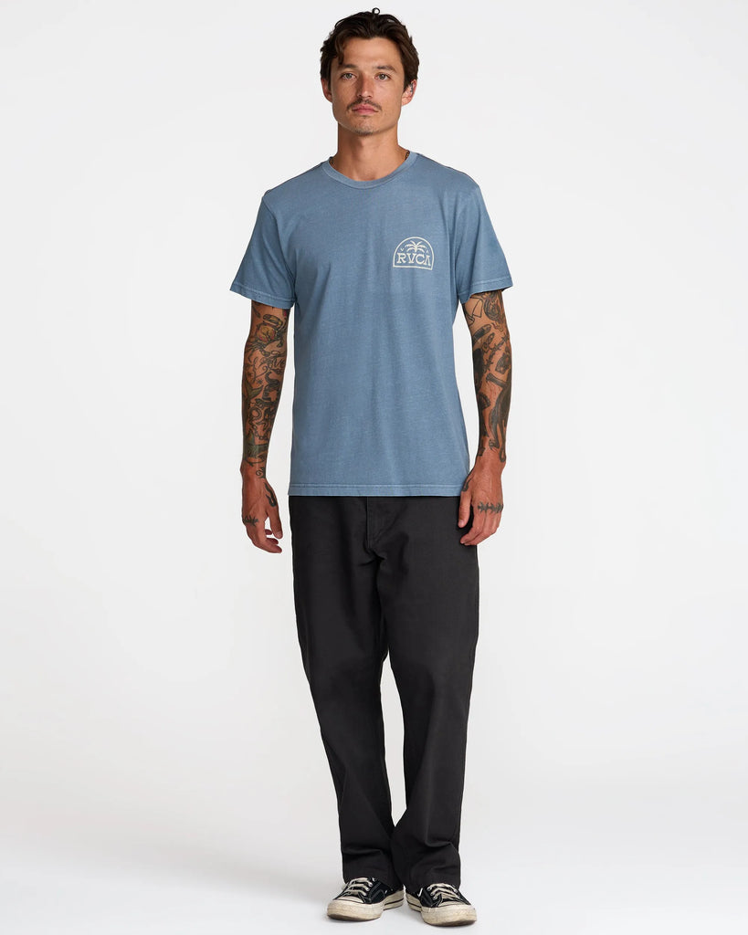 RVCA Mens Shirt Palm Serif