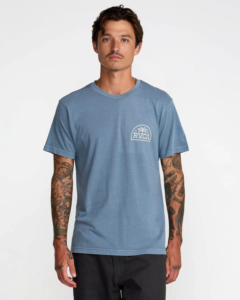 RVCA Mens Shirt Palm Serif