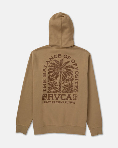 RVCA Mens Sweatshirt Palm Grove Hoodie