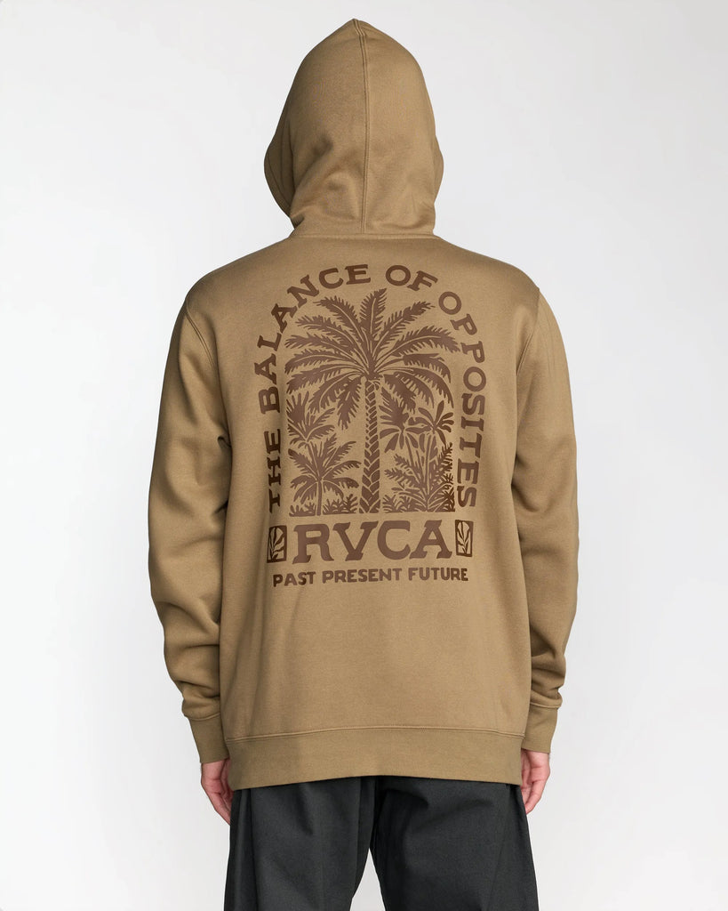 RVCA Mens Sweatshirt Palm Grove Hoodie