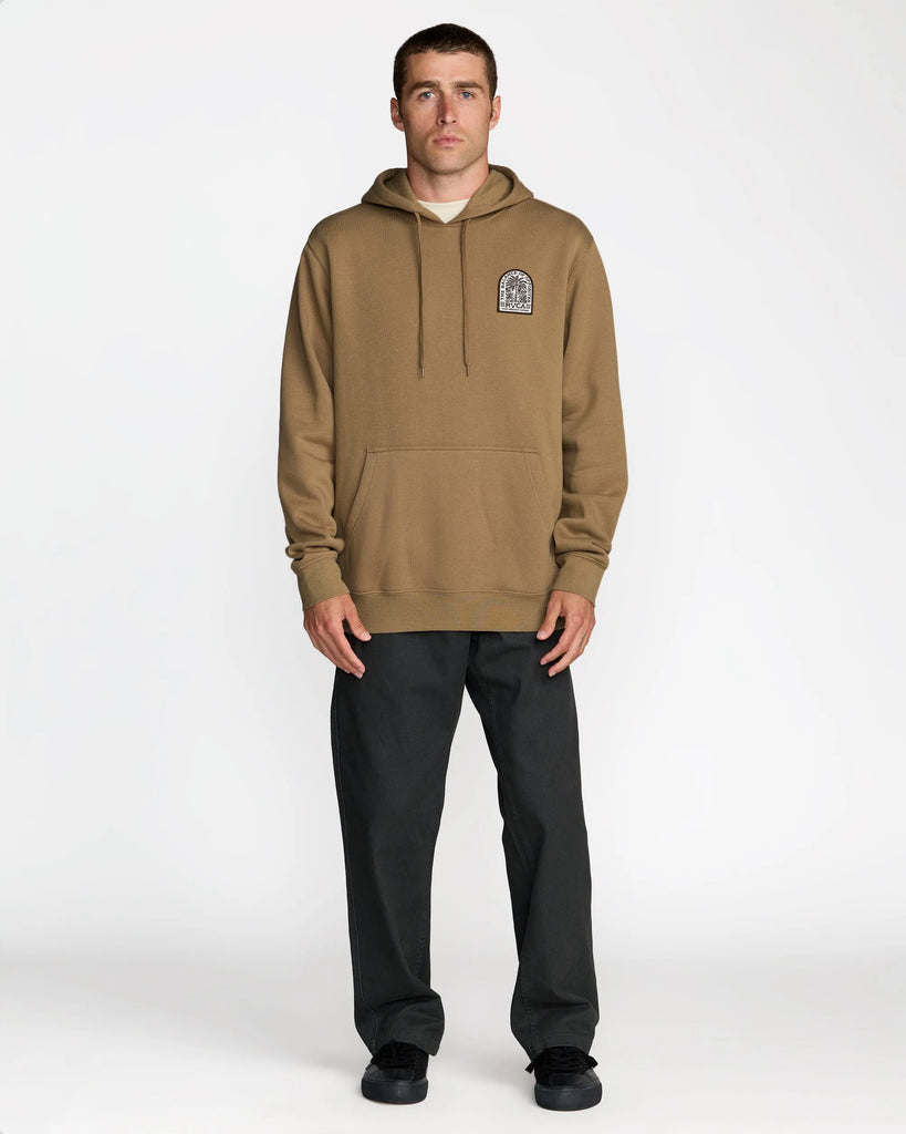 RVCA Mens Sweatshirt Palm Grove Hoodie