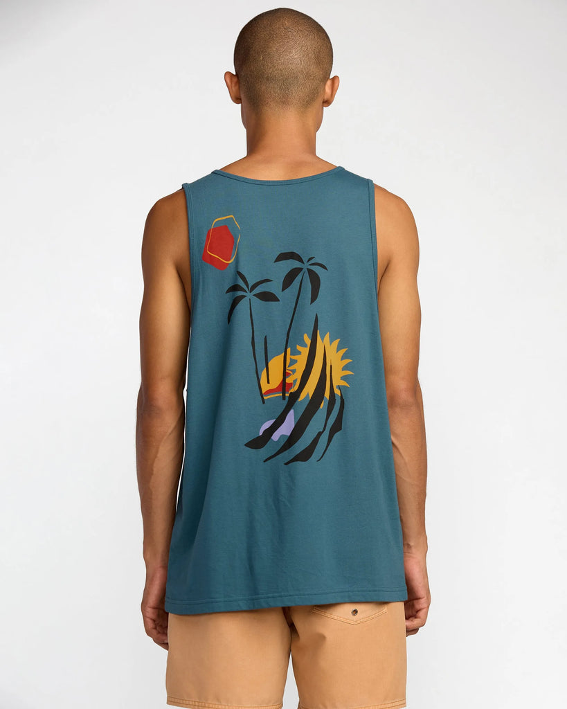 RVCA Mens Tank Top Cutship