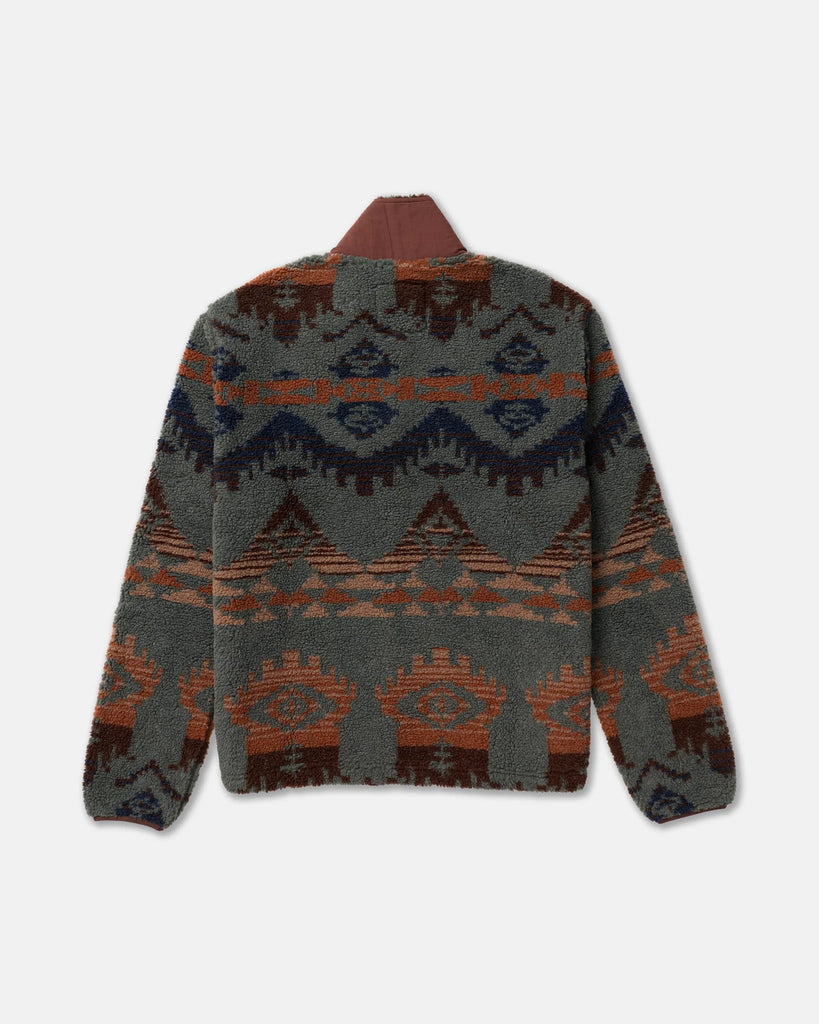 RVCA Mens Jacket Jacumba Sherpa Zip