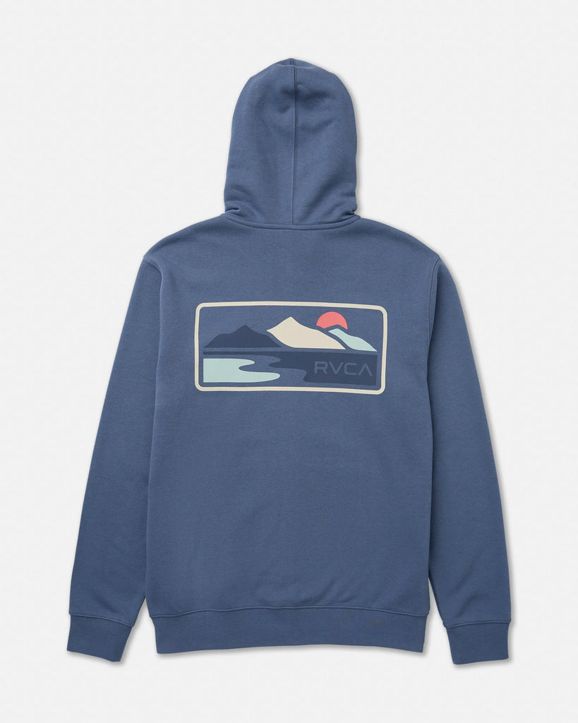RVCA Mens Sweatshirt Peak Cove Zip Hood