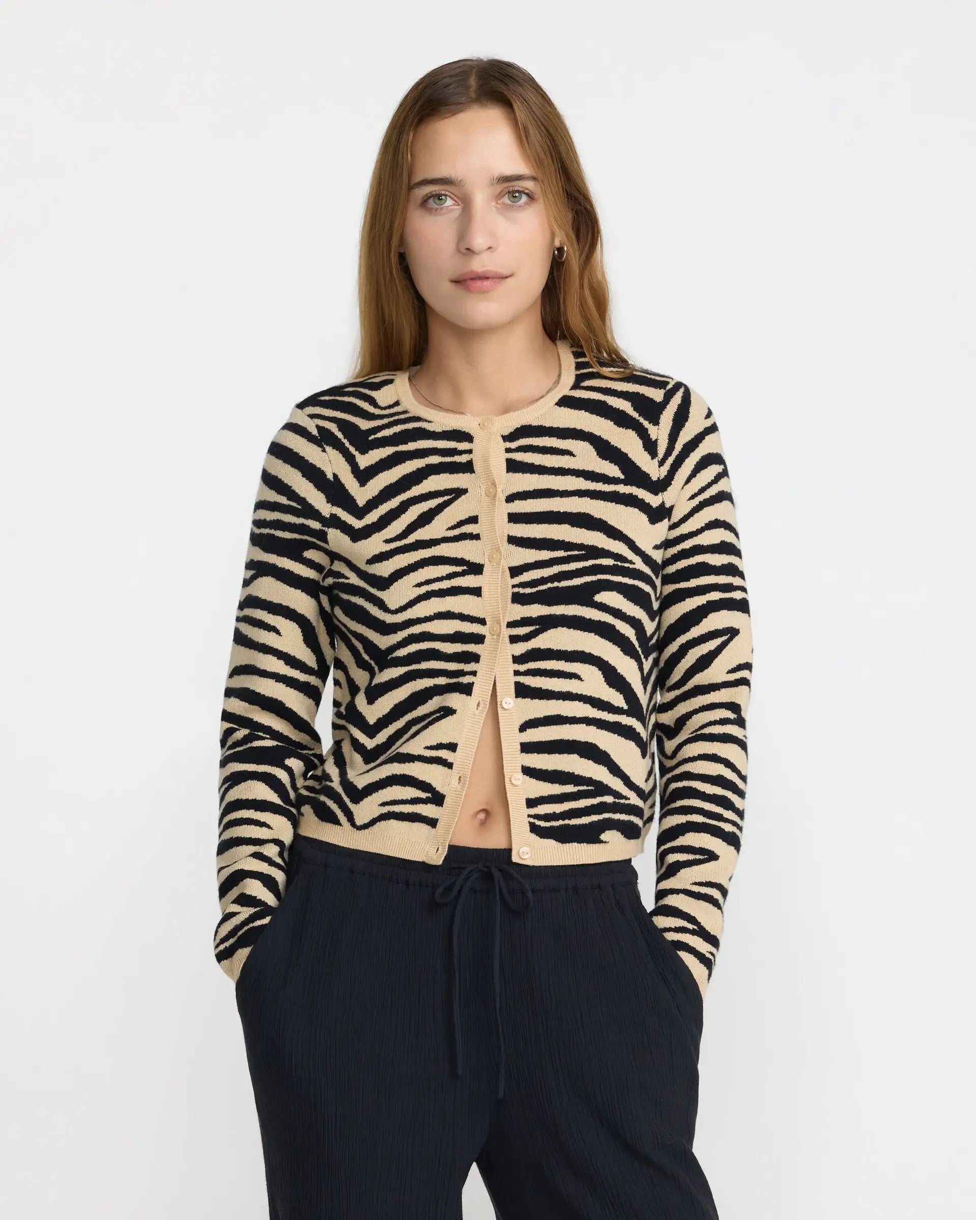 RVCA Womens Sweater Welcome Cardigan