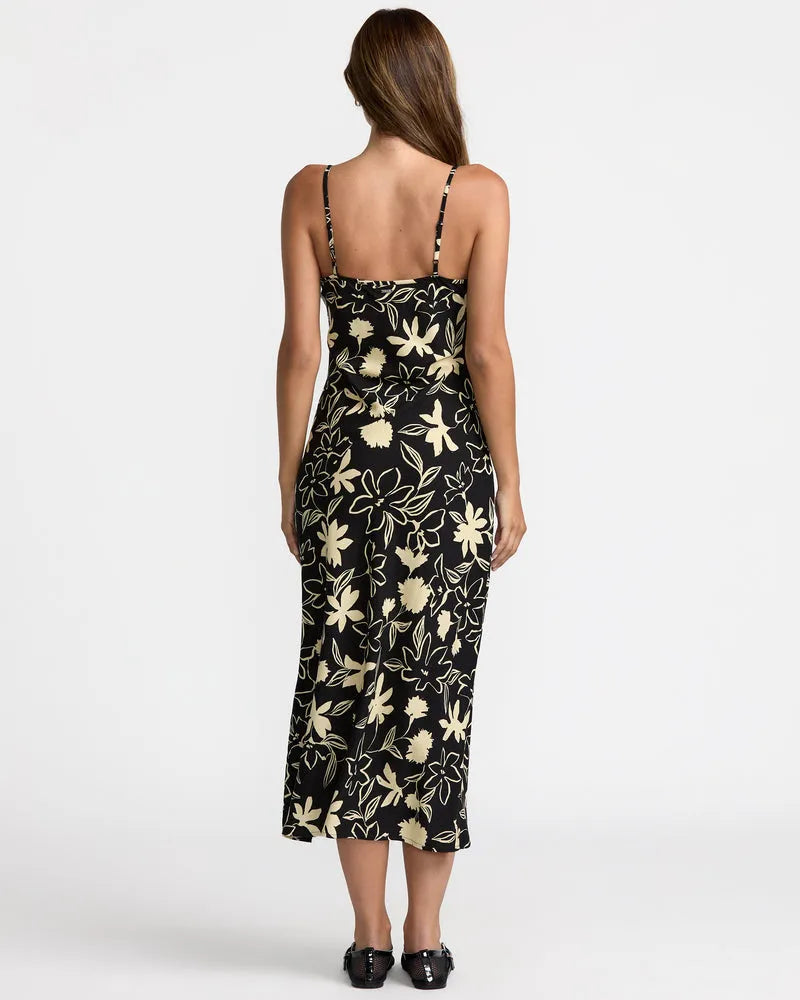 RVCA Womens Dress Aelia Midi