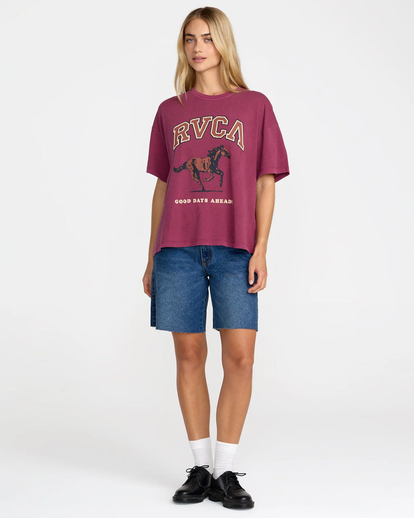 RVCA Womens Shirt Move On BF Tee