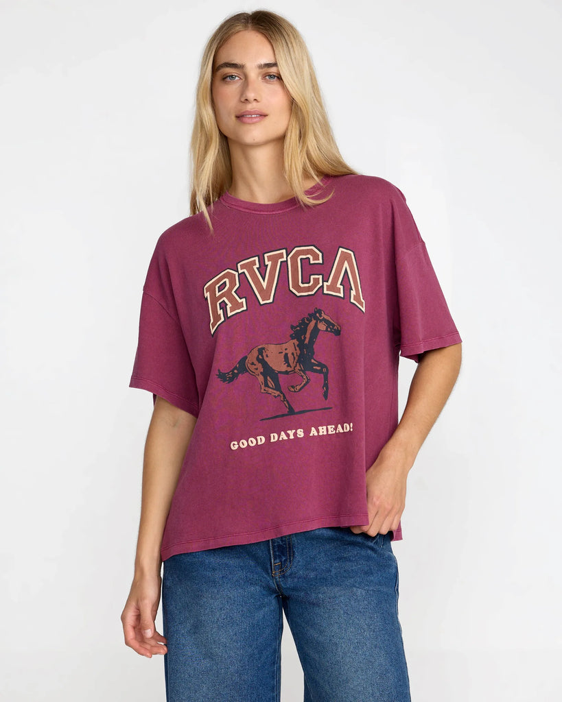 RVCA Womens Shirt Move On BF Tee