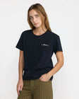 RVCA Womens Shirt Roughstock Relaxed Tee