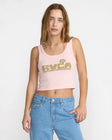 RVCA Womens Tank Top Monolith Scoop