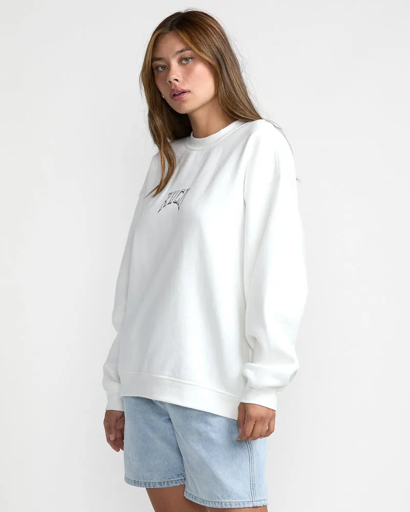 RVCA Womens Sweatshirt Baggie BF Crew