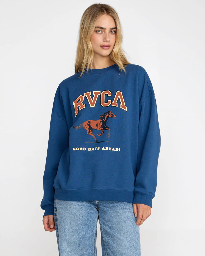 RVCA Womens Sweatshirt Neat Pullover