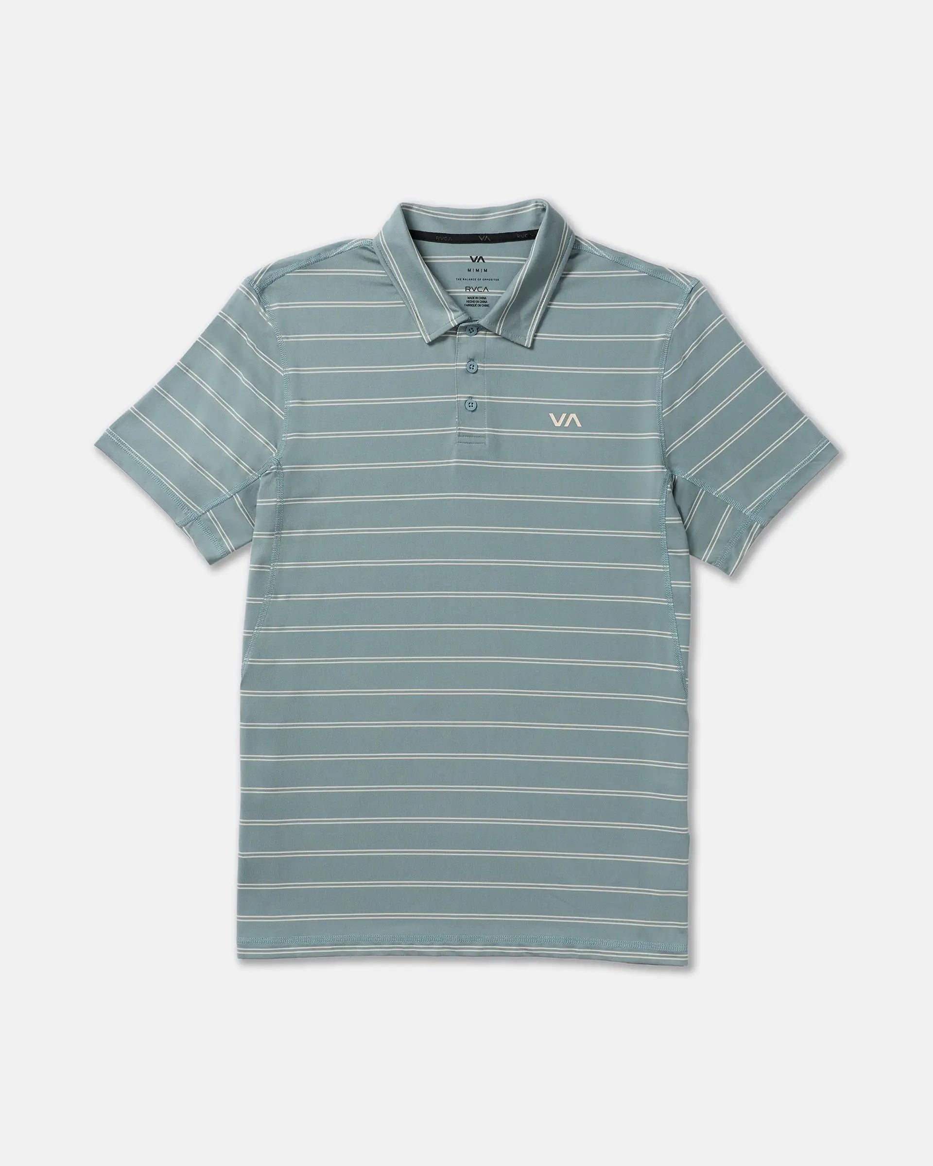 RVCA Mens Knit Sport Vent Polo