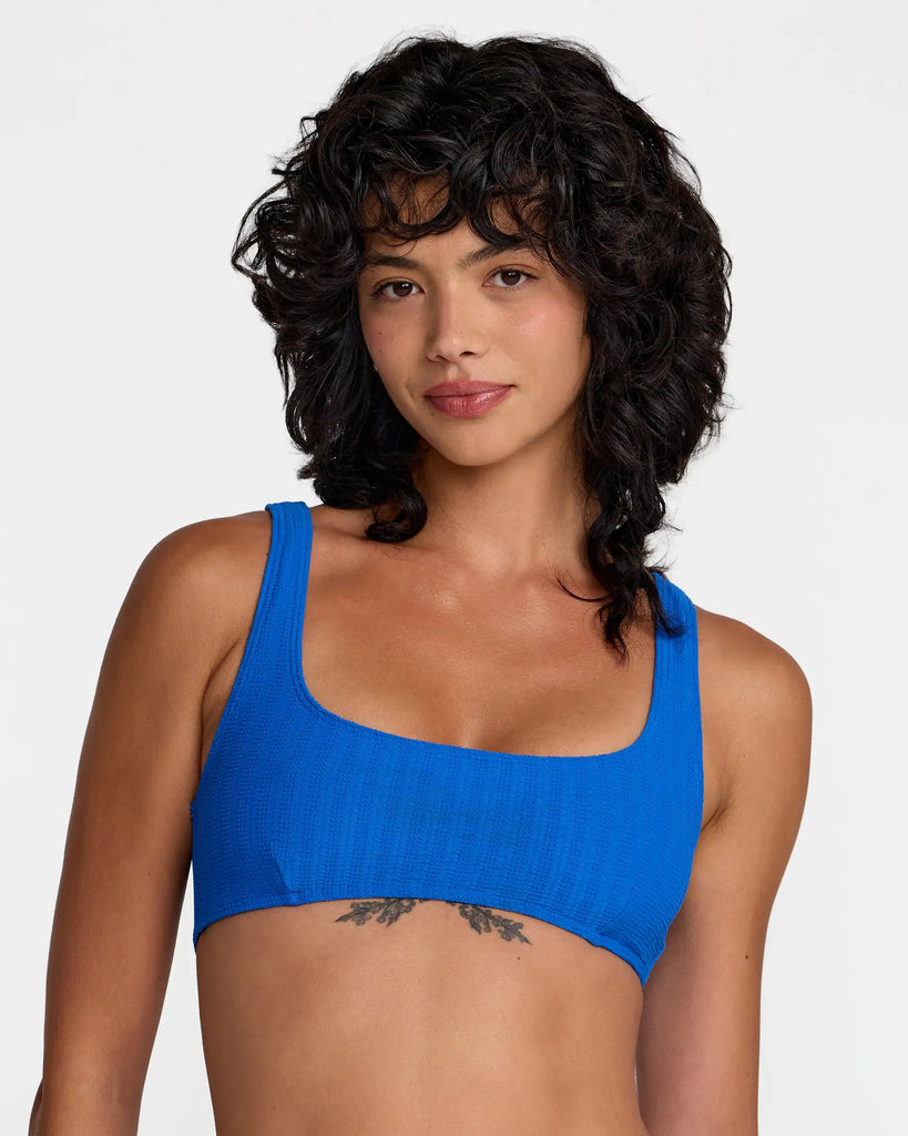 RVCA Womens Bikini Top Pucker Bralette