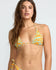 RVCA Womens Bikini Top Summer Safari Halter Tri