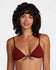 RVCA Womens Bikini Top Micro Rib Triangle
