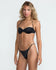 RVCA Womens Bikini Top Solid Shirred Underwire