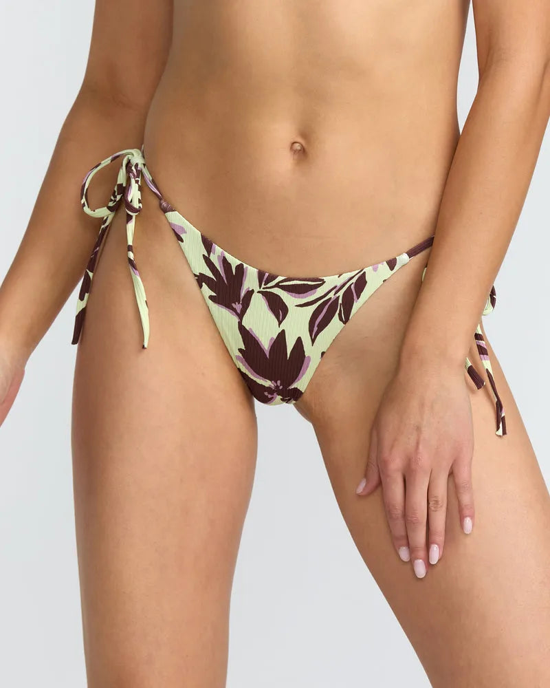 RVCA Womens Bikini Bottoms Paradiso Tie Side Cheeky