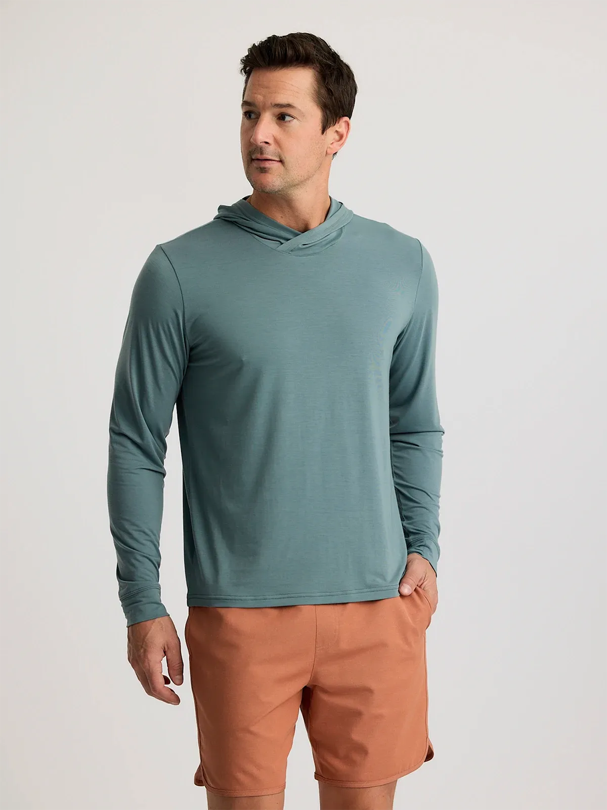 Free Fly Mens Shirt Elevate Lightweight Hoodie