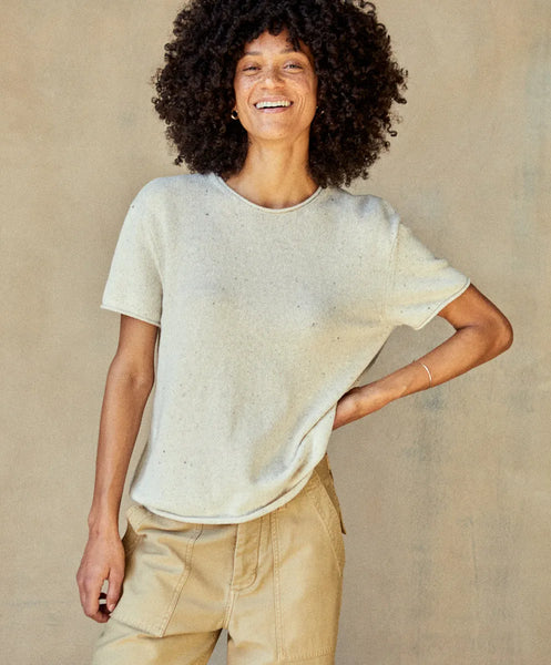 Outerknown Womens Shirt Crescent Knit Top