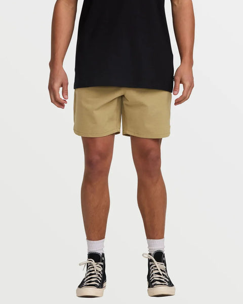 Billabong Mens Shorts Surftrek Transit Elastic 17
