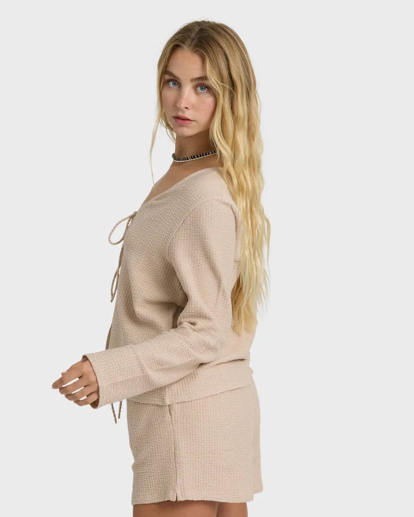 Billabong Womens Shirt Maya Long Sleeve Top