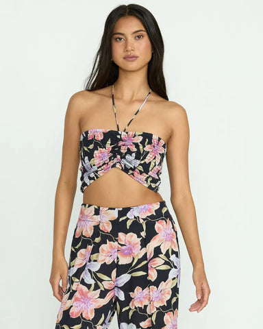 Billabong Womens Tank Top Summer Sunshine Crop Top