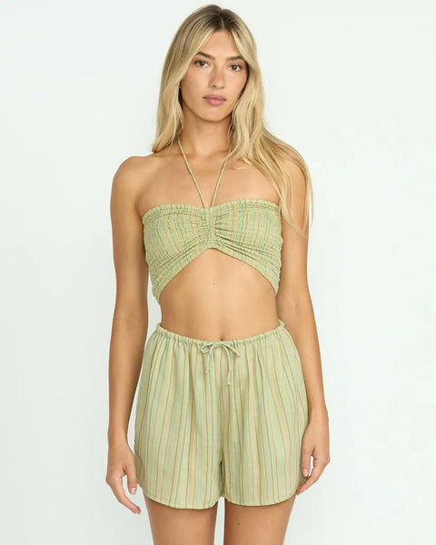 Billabong Womens Tank Top Summer Sunshine Crop Top