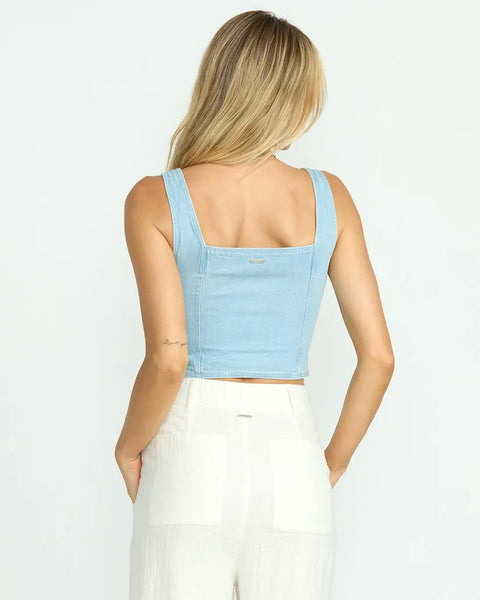 Billabong Womens Vest Sunwashed Sleeveless Top