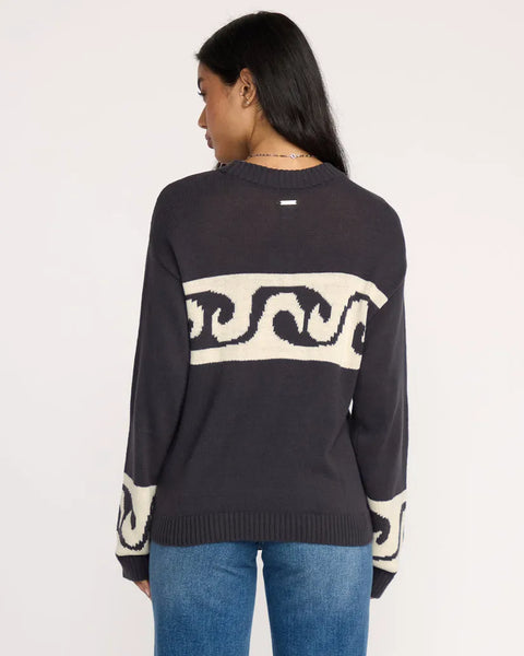 Billabong Womens Sweater Wave Fade