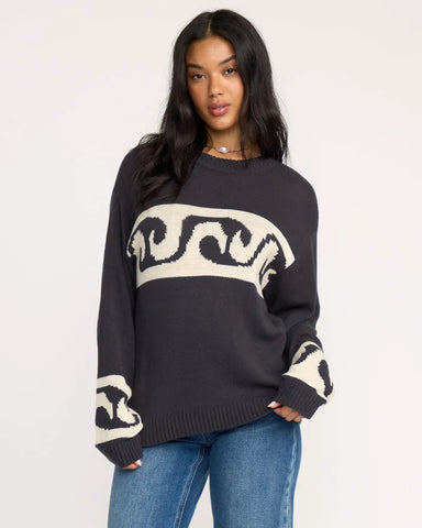 Billabong Womens Sweater Wave Fade