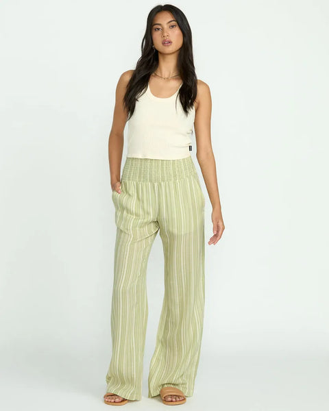 Billabong Womens Pants New Waves 2 Elastic Waist