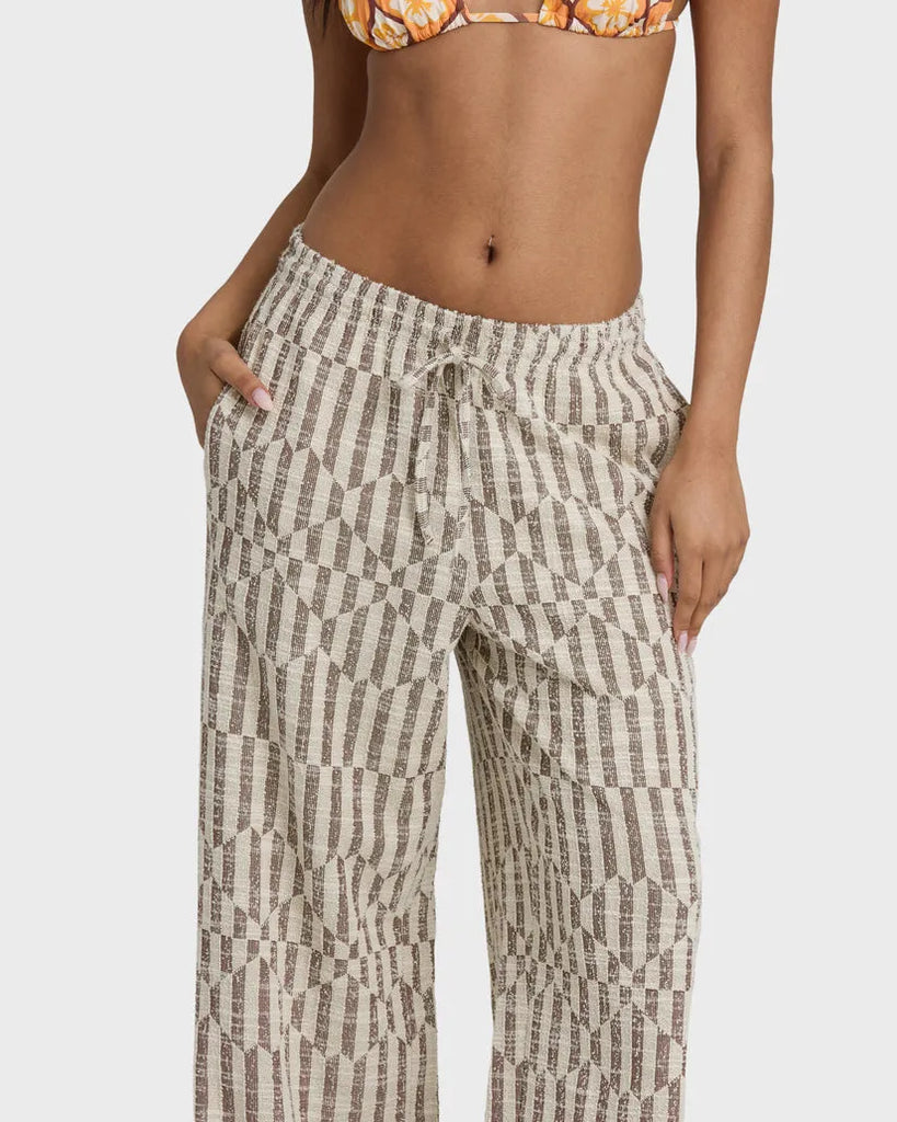 Billabong Womens Pants Vivid Wave Elastic Waist