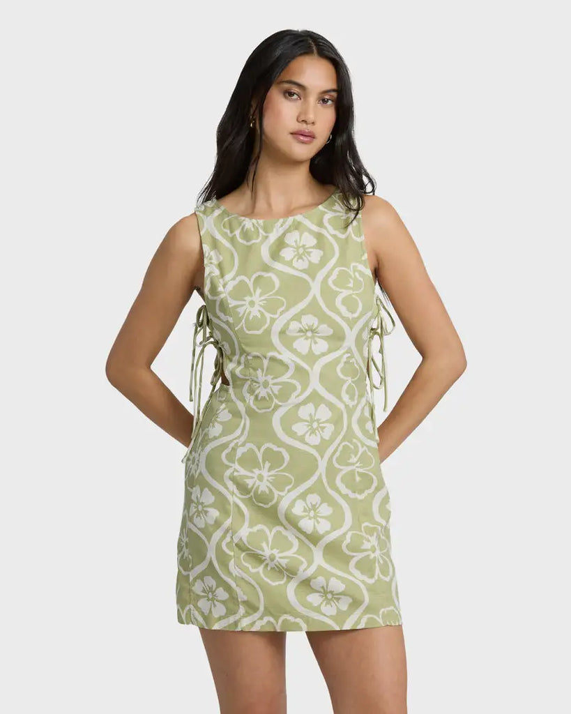 Billabong Womens Dress Floral Trip Mini