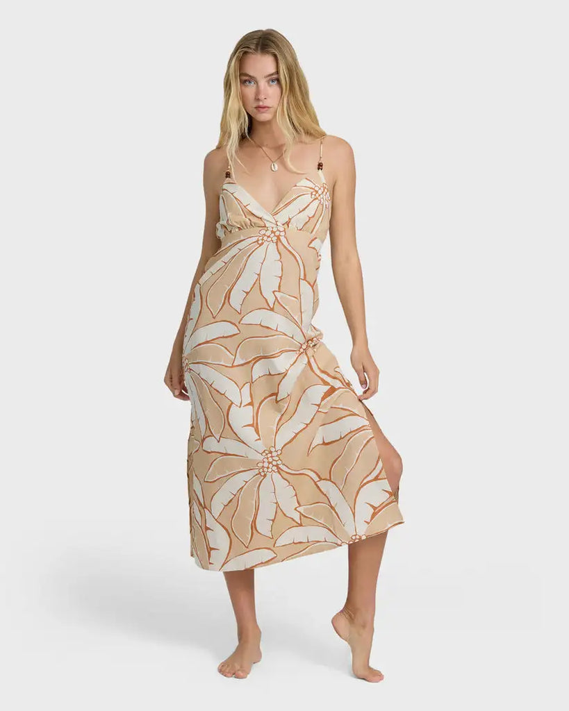 Billabong Womens Dress Tropic Breeze Midi