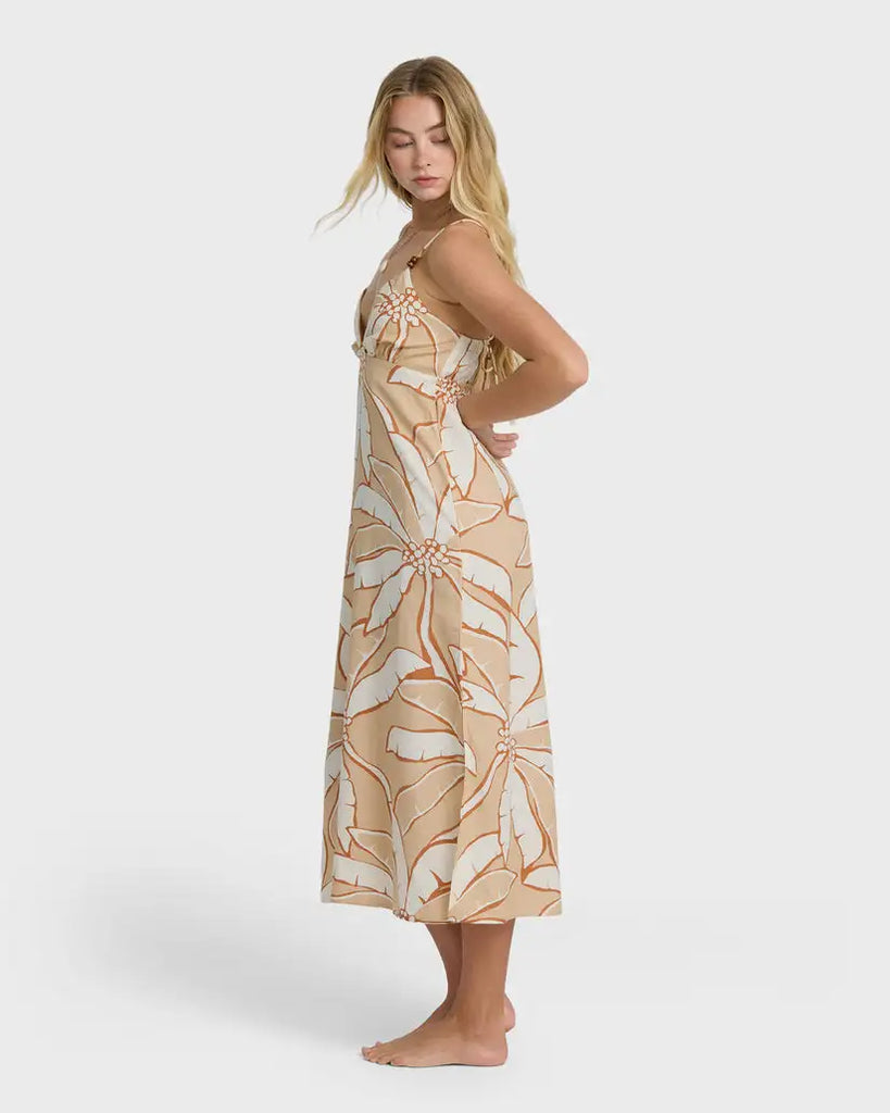 Billabong Womens Dress Tropic Breeze Midi