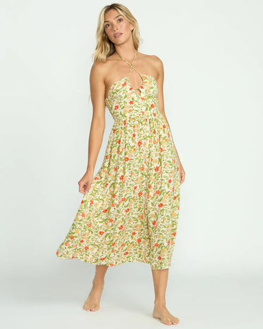 Billabong Womens Dress In Your Heart Midi