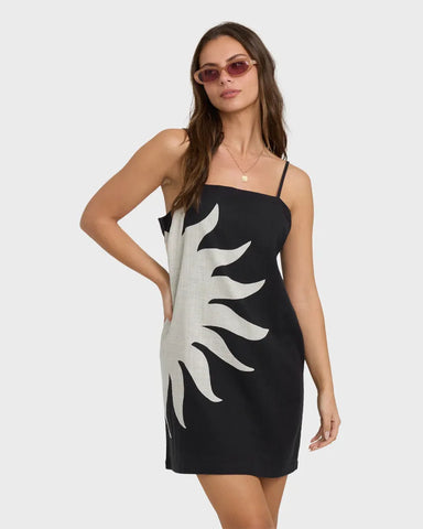 Billabong Womens Dress Sun Rays Mini