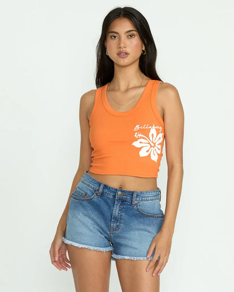 Billabong Womens Tank Top Tropics Invite
