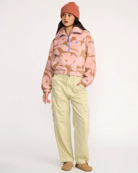 Billabong Womens Sweatshirt Barra Half Zip