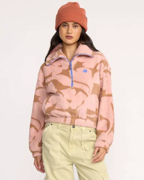 Billabong Womens Sweatshirt Barra Half Zip