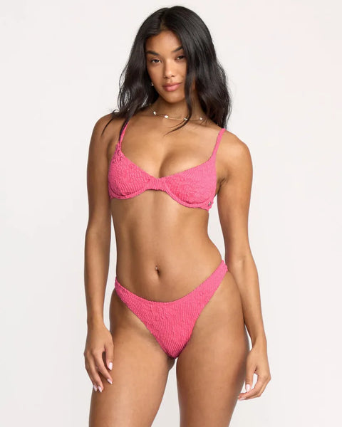 Billabong Womens Bikini Top Were Wild Demi Underwire