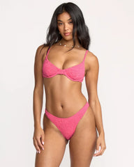 Billabong Womens Bikini Top Were Wild Demi Underwire