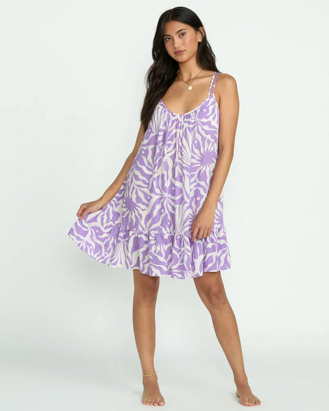 Billabong Womens Dress Beach Vibes Print Cover-Up