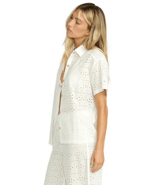Billabong Womens Shirt Eyelet Crush SS Woven