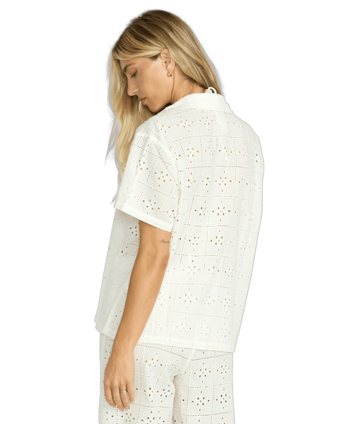 Billabong Womens Shirt Eyelet Crush SS Woven