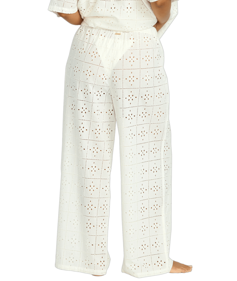 Billabong Womens Pants Eyelet Crush Elastic